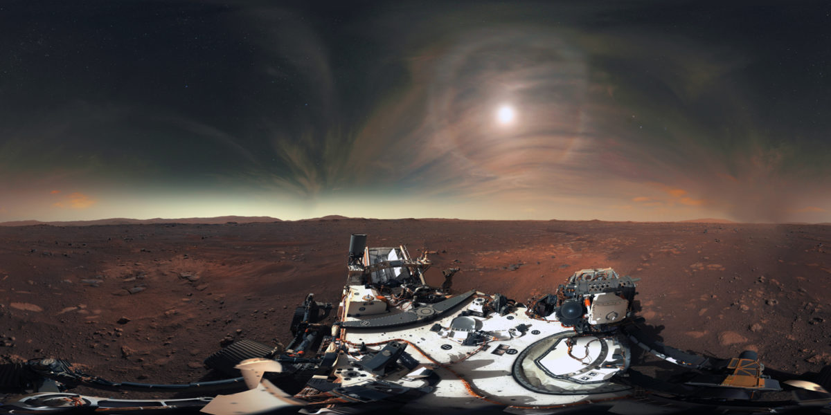 NASA’S Perseverance Rover’s First 360 View of Mars 3
