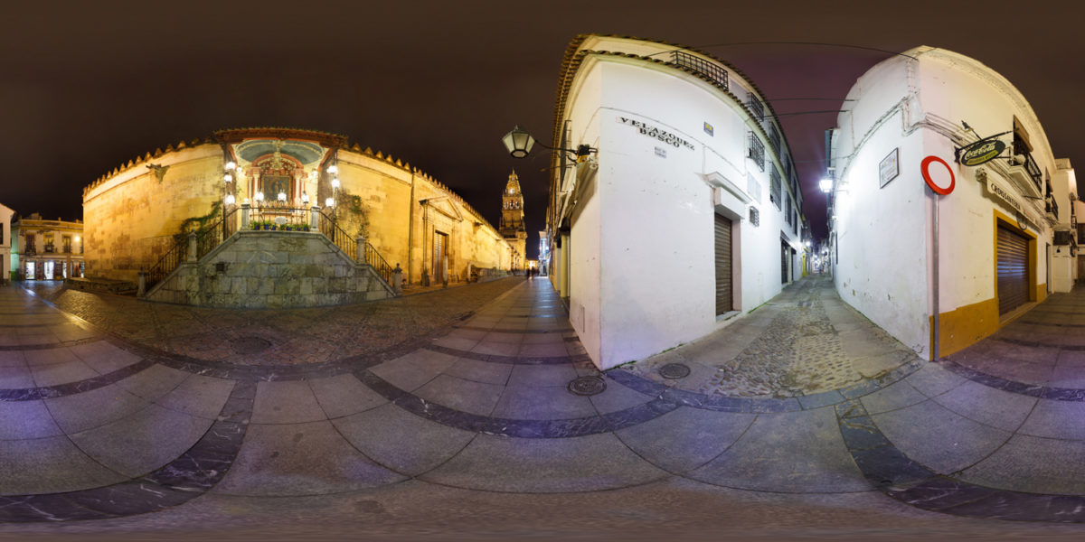 Exterior of Islamic Mosque of Cordoba. Spain