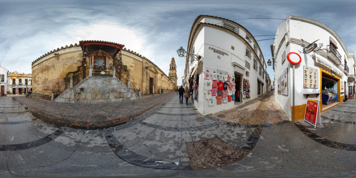 Exterior of Islamic Mosque of Cordoba. Cordoba. Spain