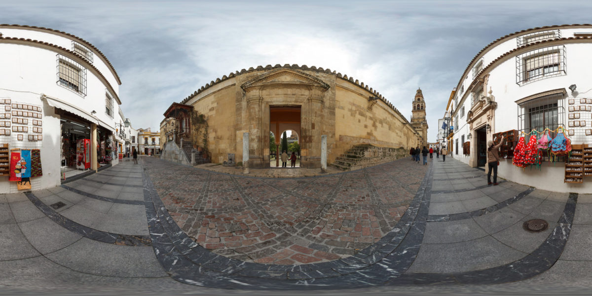 Exterior of Islamic Mosque of Cordoba. Cordoba. Spain