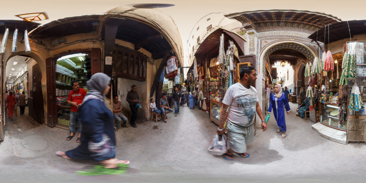 Interior of Medina of Fes. Morocco