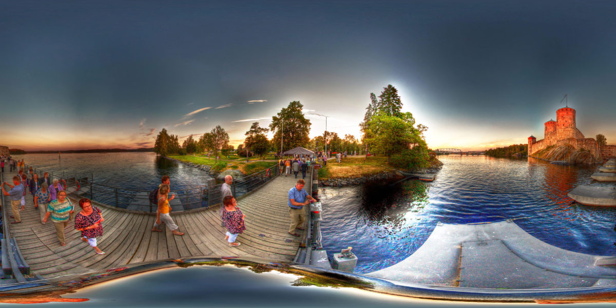 Olavinlinna castle. Savonlinna.  Finland