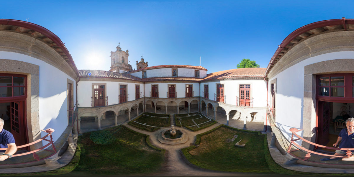 Pousada Monastery of Guimaraes Courtyard. Guimaraes. Portugal