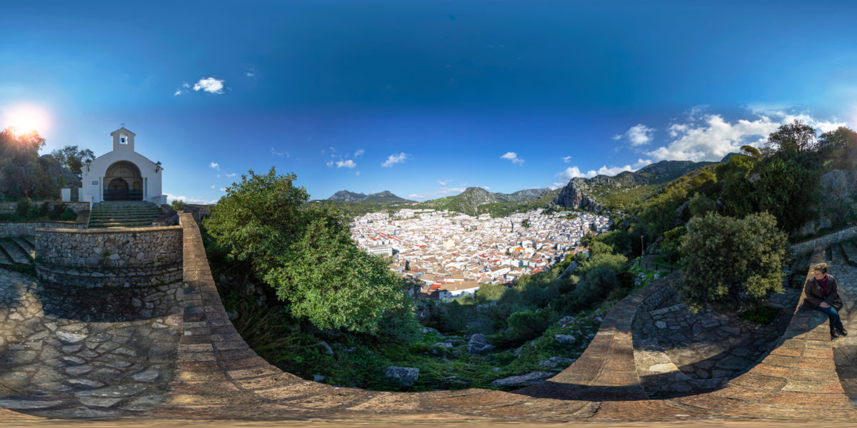 Viewpoint from El Calvario Hermitage. Ubrique. Cadiz, Spain