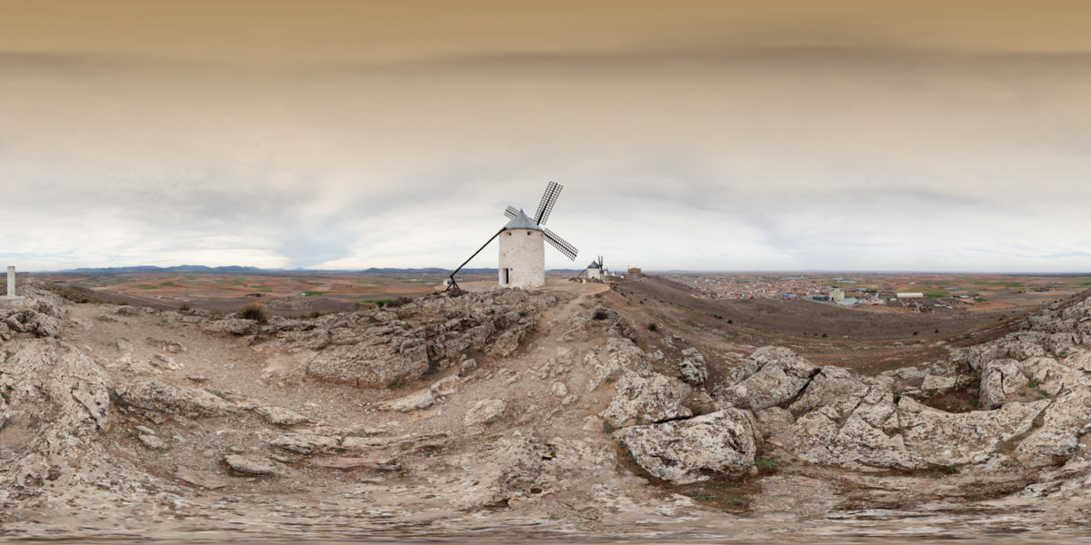 Windmills. Consuegra. Toledo, Spain
