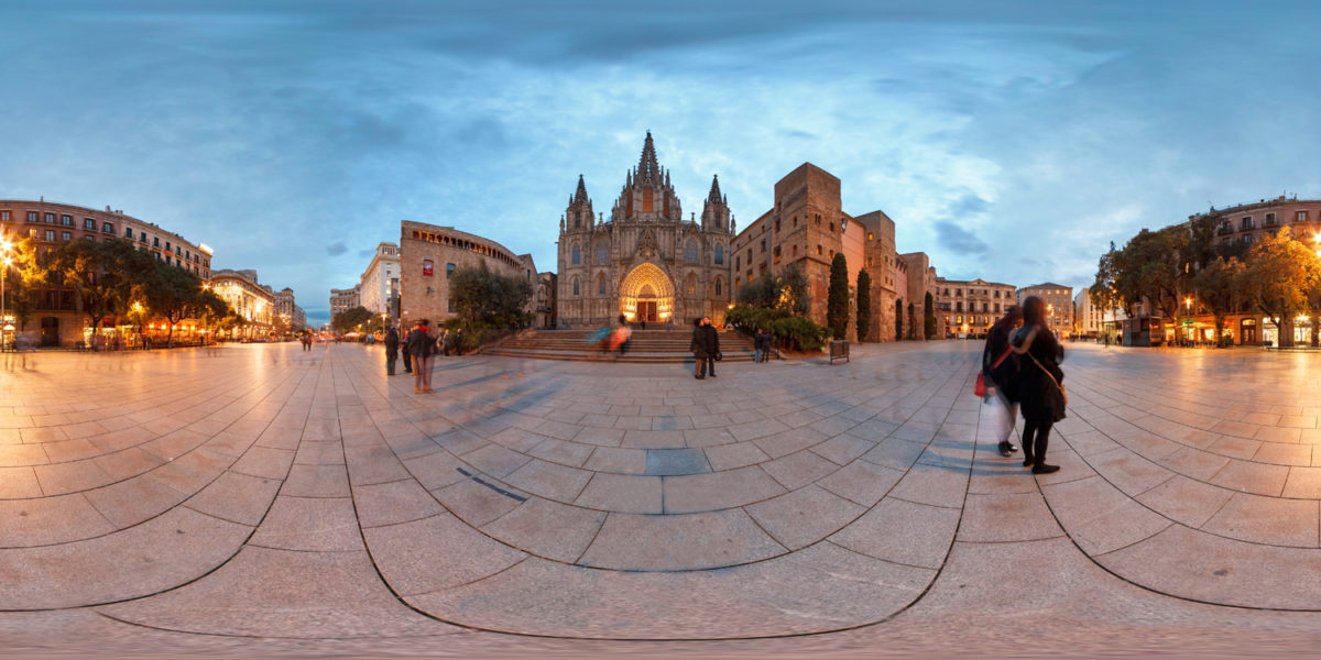 ghotic cathedral. barcelona. Spain