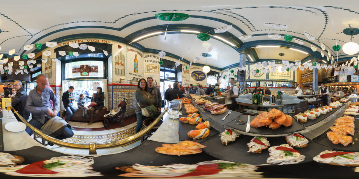 iruna cafe tapas. bilbao. spain