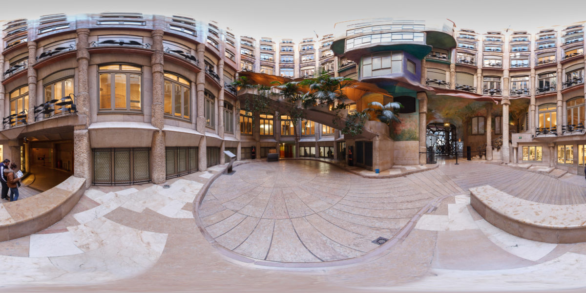 la Pedrera or mila house. barcelona. Spain