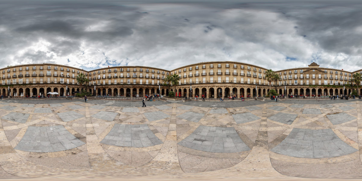 main square. bilbao. spain