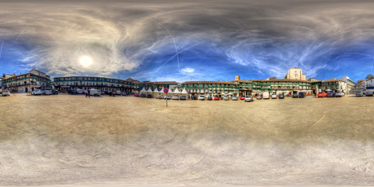 Main Square. Chinchon. Madrid. Spain