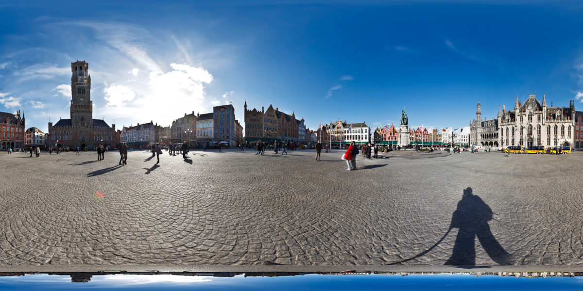 market square. Bruges. Belgium