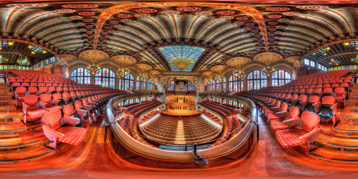 palau de la musica. barcelona. Spain
