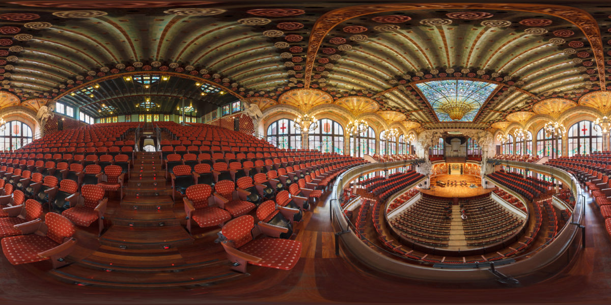palau de la musica. barcelona. Spain