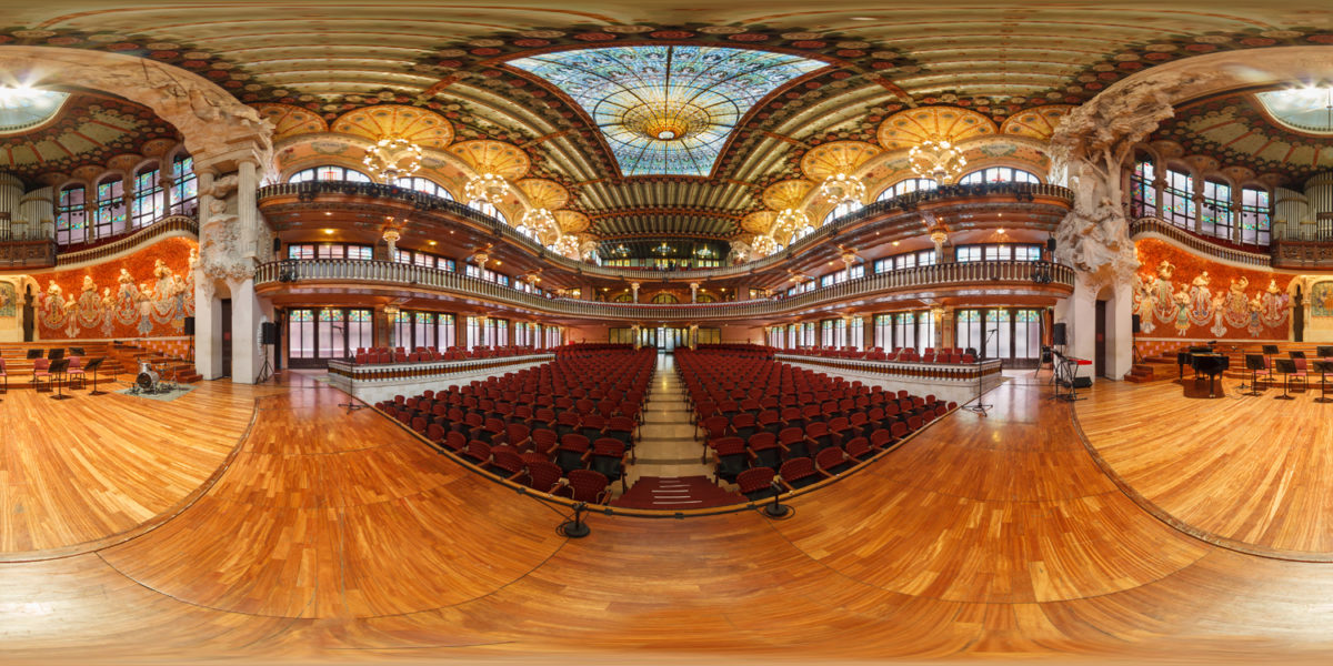 palau de la musica. barcelona. Spain