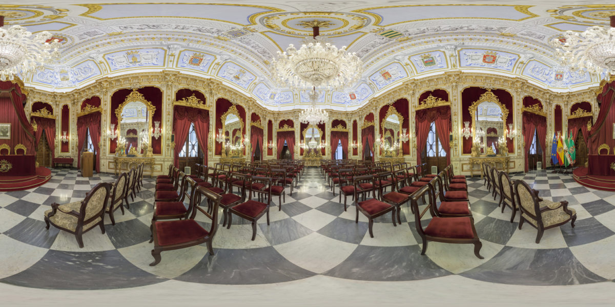 regio hall. diputacion palace. Cadiz. Spain