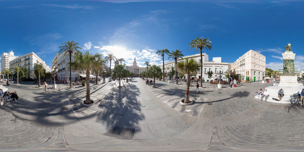 san juan de dios square. town hall. Cadiz. Spain