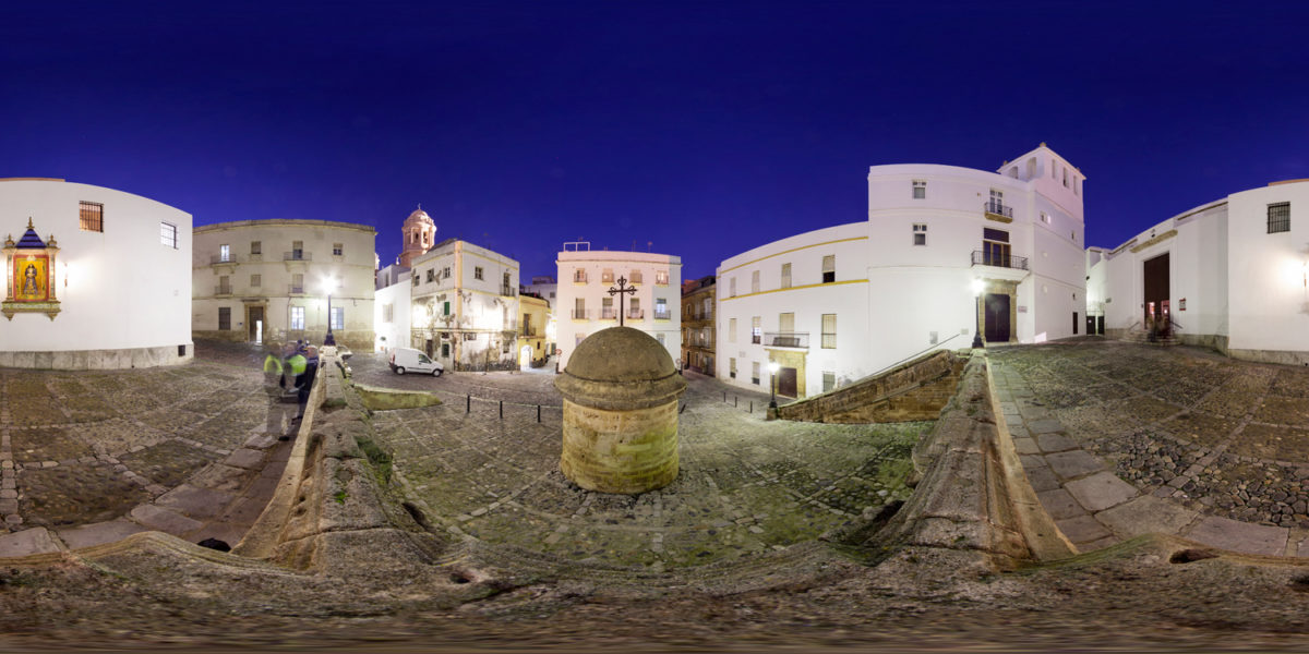 santa cruz church and cathedral. Cadiz. Spain