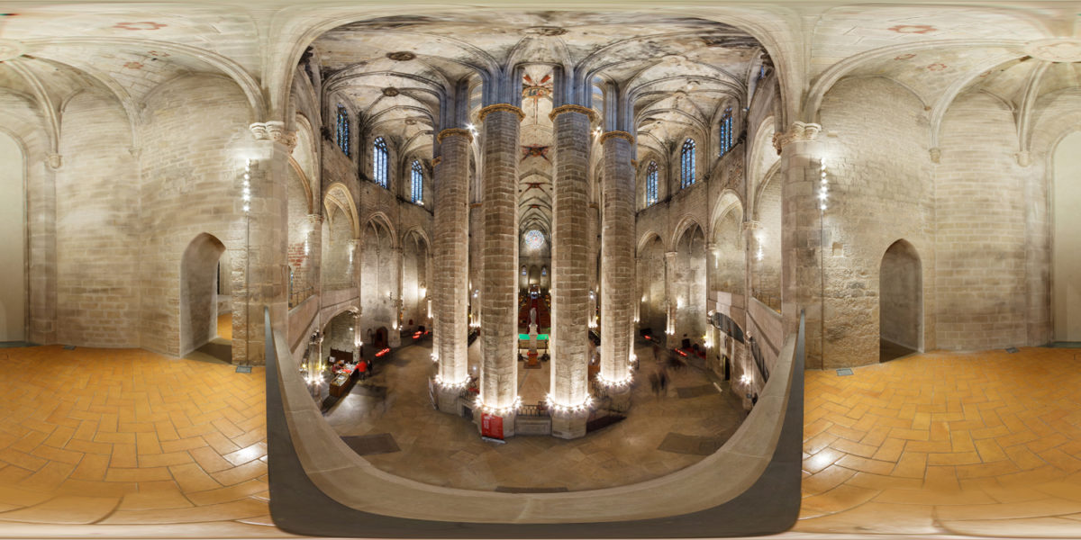 santa maria del mar church. barcelona. spain