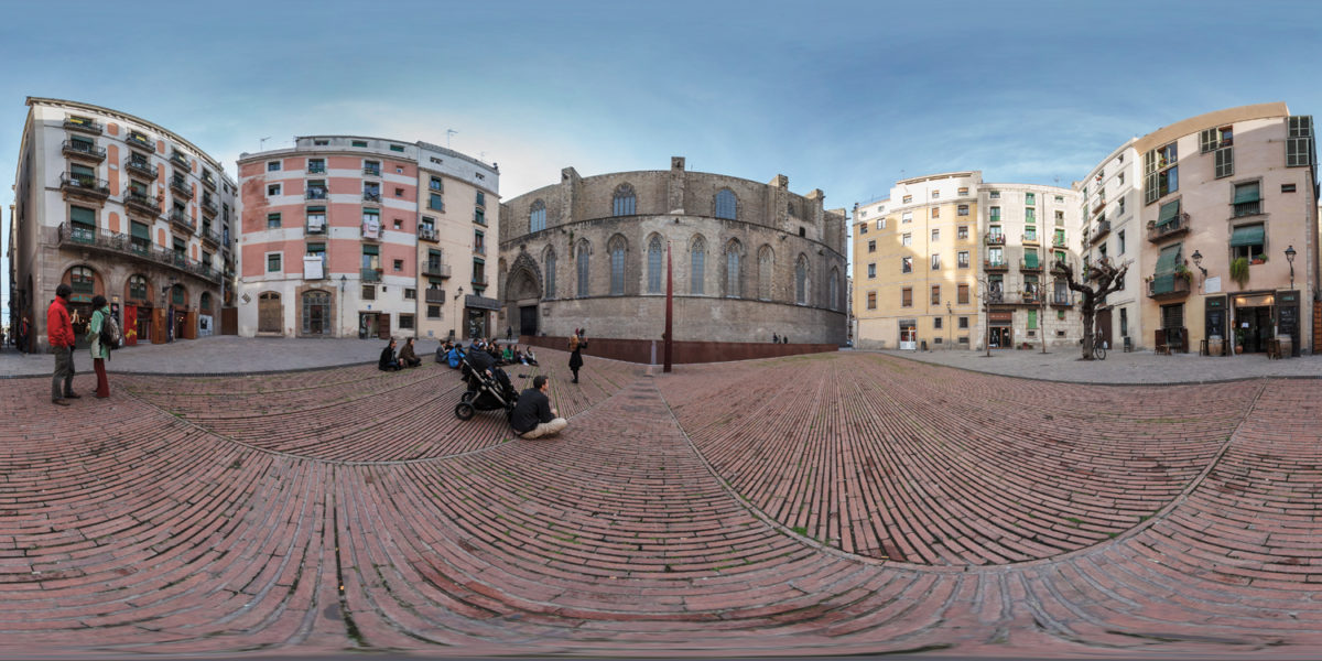 square of fossar de les moreres. barcelona. Spain