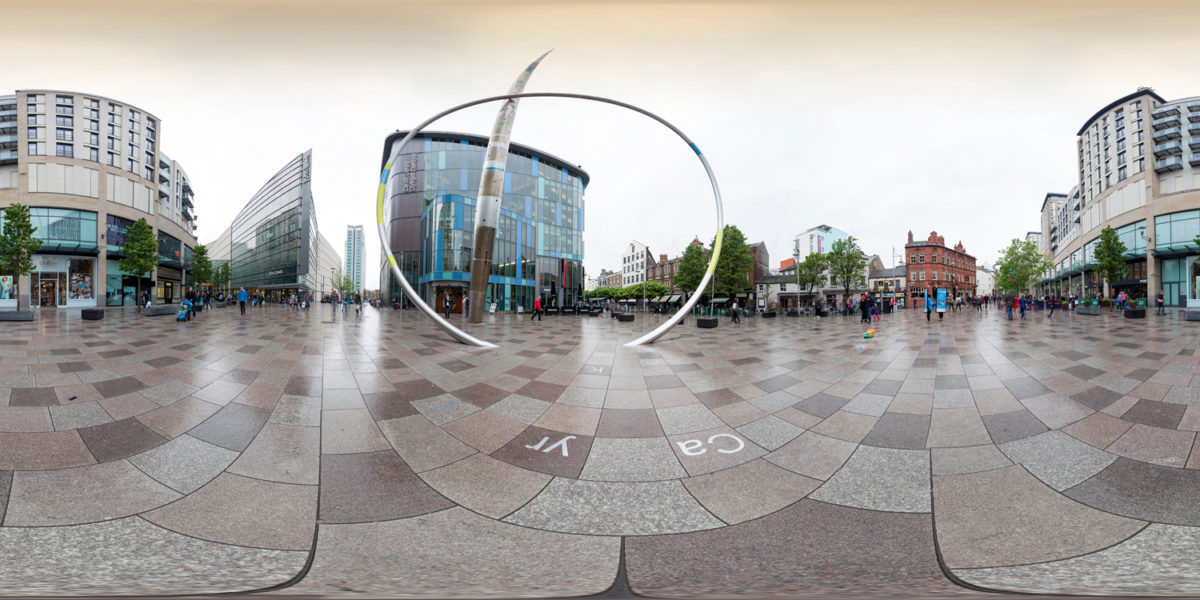 City centre. Cardiff. Wales. United Kingdom
