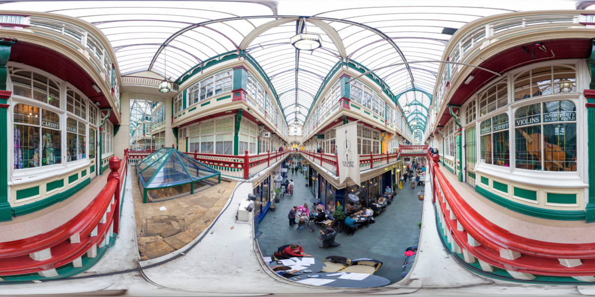 The Castle Arcade. Cardiff. Wales. United Kingdom