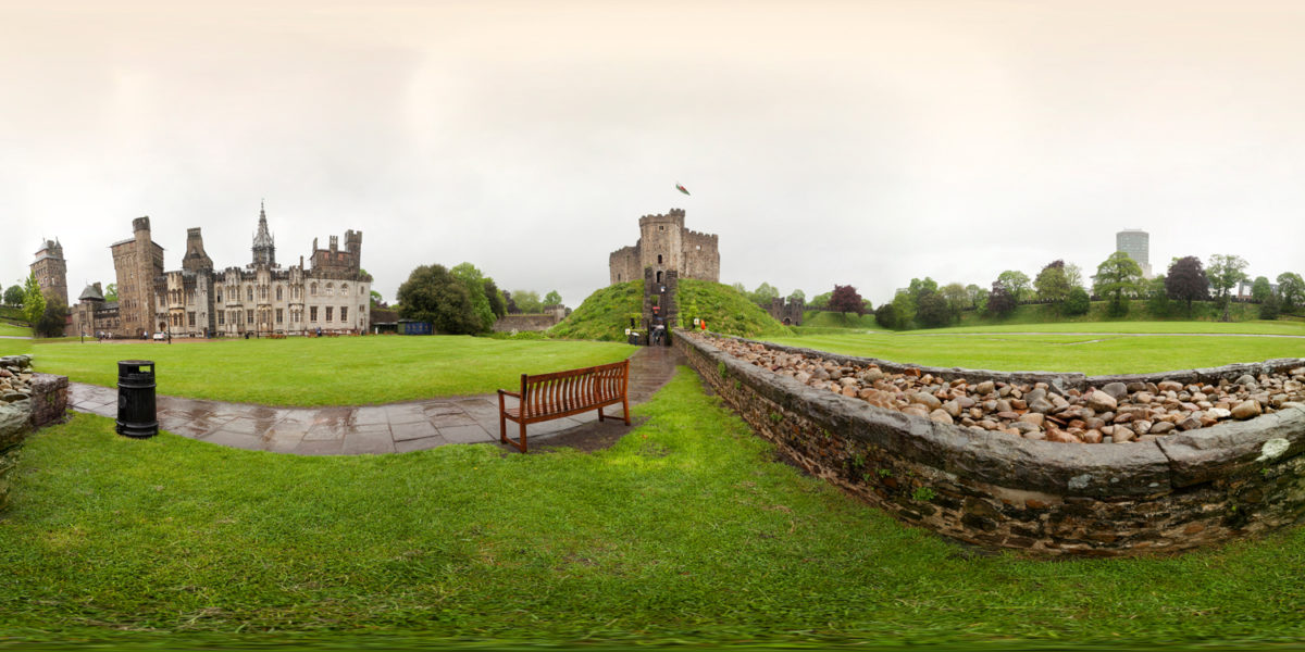 The Castle outside. Cardiff. Wales. United Kingdom