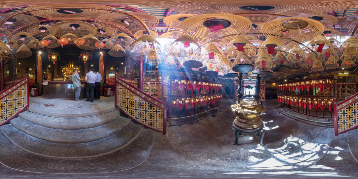 Man Mo temple. Hong Kong