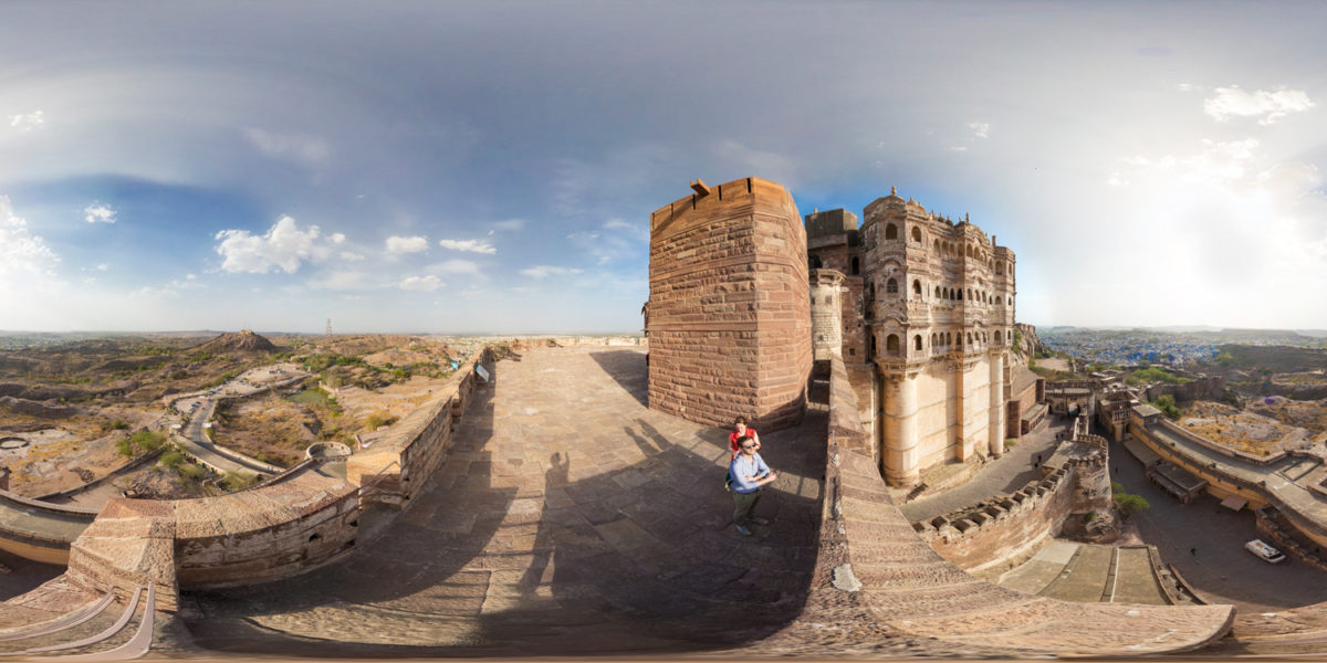Mehrangarh fort. Jodhpur. Rajasthan. India