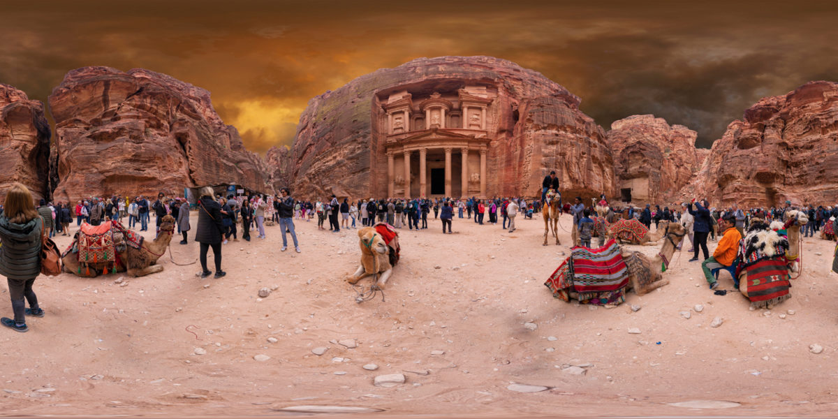 The Treasury. Petra archeological site. Jordan
