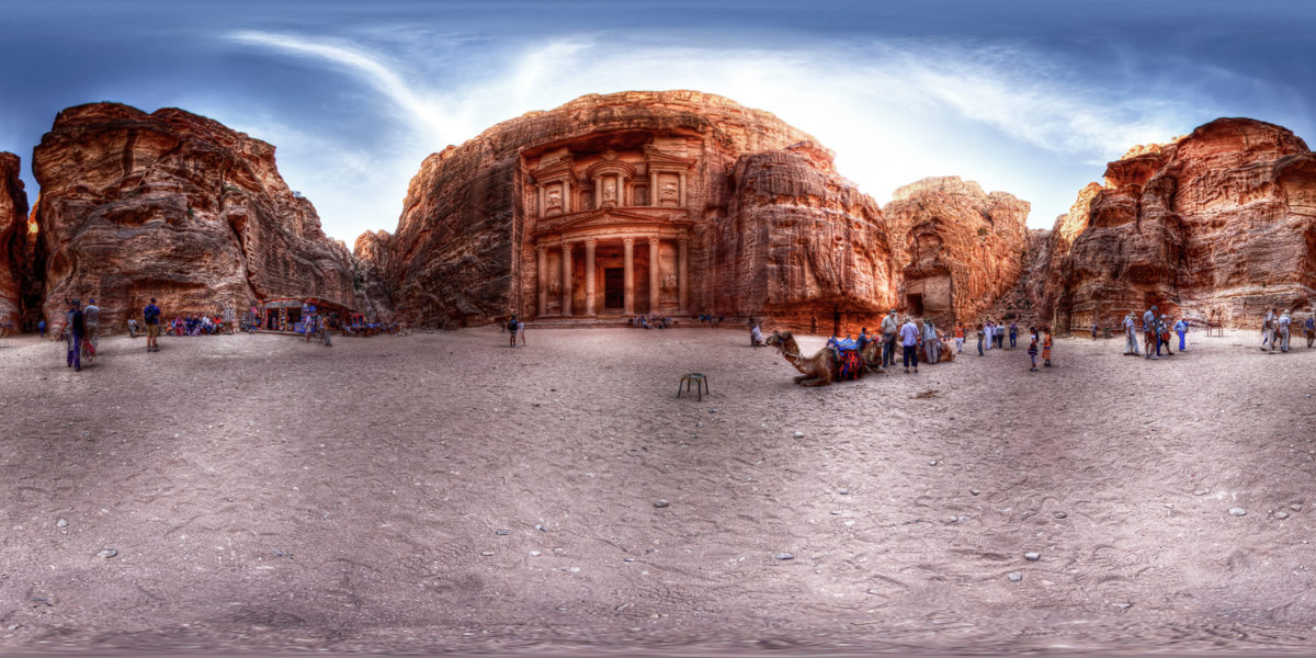 The Treasury. Petra archeological site. Jordan