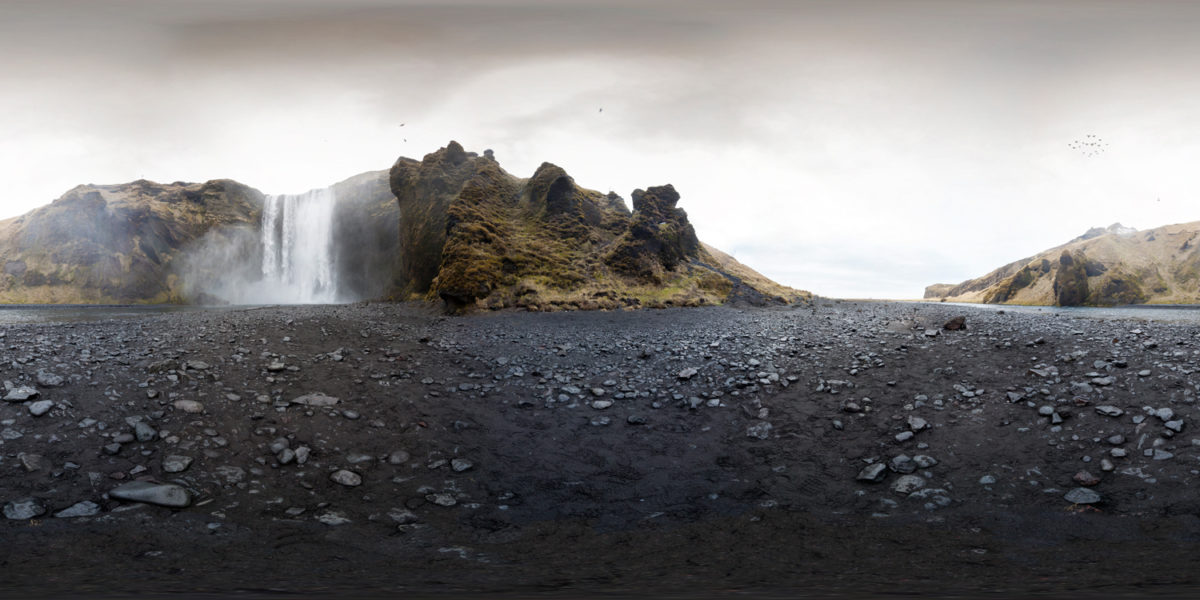 skogafoss waterfall. Iceland