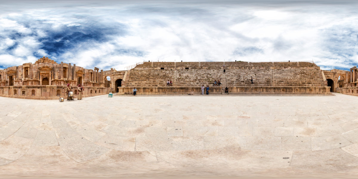 Roman Theatre. Jerash. Jordan